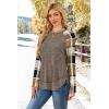 image:imageWIHOLL Long Sleeve Shirts for Women 2026 Fall Sweaters Lightweight Casual Tunic Tops Loose Fit Winter Clothing S2XL1print 3