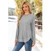 image:imageWIHOLL Long Sleeve Shirts for Women 2026 Fall Sweaters Lightweight Casual Tunic Tops Loose Fit Winter Clothing S2XL2grey