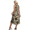 image:imageWIHOLL Summer Striped Dress Maxi Long Casual Dresses for Women 2026 Loose V Neck Button Up Swing T Shirt Casual Dress Sundresses S