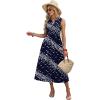 image:imageWIHOLL Vacation Dresses for Women 2026 Summer Flowy Maxi Cute Dress Beach Essentials Swimsuit Tshirt Dresses Floral S