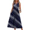 image:imageWIHOLL Vacation Dresses for Women 2026 Summer Flowy Maxi Cute Dress Beach Essentials Swimsuit Tshirt Dresses Floral S
