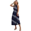 image:imageWIHOLL Vacation Dresses for Women 2026 Summer Flowy Maxi Cute Dress Beach Essentials Swimsuit Tshirt Dresses Floral S