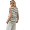 image:imageWIHOLL Womens Sleeveless Vest Striped Tops Muscle Tee Summer Outfits Business Casual T Shirts Trendy Textured Tank Top