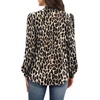 image:imageWIHOLL Long Sleeve Shirts for Women Mock Neck Tops Pleated Front Blouses Dressy Casual Spring Fall Clothes 2026 Fashion02  Leopard Print