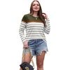 image:imageWIHOLL Long Sleeve Shirts for Women Stripe Tops Fall Fashion Outfits 2026  Womens TopsFall ClothesT shirtClothingTrendyTeacherSchoolCuteCozyDressyBohoWinterCowboy ChicBusiness CasualGreen