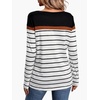 image:imageWIHOLL Long Sleeve Shirts for Women Stripe Tops Fall Fashion Outfits 2026  Womens TopsFall ClothesT shirtClothingTrendyTeacherSchoolCuteCozyDressyBohoWinterCowboy ChicBusiness CasualBlack