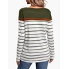 image:imageWIHOLL Long Sleeve Shirts for Women Stripe Tops Fall Fashion Outfits 2026  Womens TopsFall ClothesT shirtClothingTrendyTeacherSchoolCuteCozyDressyBohoWinterCowboy ChicBusiness CasualGreen
