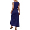 image:imageWIHOLL Summer Dresses Babydoll Maxi Dress Empire Waist Beach Vacation Sundresses 2026 with PocketsBold Navy