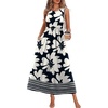 image:imageWIHOLL Summer Dresses Babydoll Maxi Dress Empire Waist Beach Vacation Sundresses 2026 with PocketsFloral Chrysanthemum