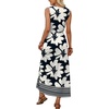 image:imageWIHOLL Summer Dresses Babydoll Maxi Dress Empire Waist Beach Vacation Sundresses 2026 with PocketsFloral Chrysanthemum