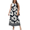 image:imageWIHOLL Summer Dresses Babydoll Maxi Dress Empire Waist Beach Vacation Sundresses 2026 with PocketsFloral Chrysanthemum