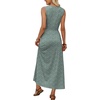 image:imageWIHOLL Summer Dresses Babydoll Maxi Dress Empire Waist Beach Vacation Sundresses 2026 with PocketsFloral Sage Green