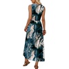 image:imageWIHOLL Summer Dresses Babydoll Maxi Dress Empire Waist Beach Vacation Sundresses 2026 with PocketsInk Wash