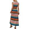 image:imageWIHOLL Summer Dresses Babydoll Maxi Dress Empire Waist Beach Vacation Sundresses 2026 with PocketsMultistriped
