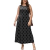 image:imageWIHOLL Summer Dresses Babydoll Maxi Dress Empire Waist Beach Vacation Sundresses 2026 with PocketsPolka Dot
