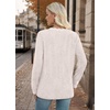 image:imageWIHOLL Womens Long Sleeve Shirts Lightweight Tunic Fall Top Sweaters 2026  Cute Scallop Neck Sweater Dressy Casual Soft01apricot