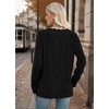 image:imageWIHOLL Womens Long Sleeve Shirts Lightweight Tunic Fall Top Sweaters 2026  Cute Scallop Neck Sweater Dressy Casual Soft02black