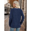 image:imageWIHOLL Womens Long Sleeve Shirts Lightweight Tunic Fall Top Sweaters 2026  Cute Scallop Neck Sweater Dressy Casual Soft02blue