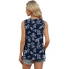 image:imageWIHOLL Womens Tank Tops Loose Casual Summer Tops Eyelet V Neck Basic Sleeveless Shirts Trendy 2026Blue Floral