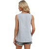 image:imageWIHOLL Womens Tank Tops Loose Casual Summer Tops Eyelet V Neck Basic Sleeveless Shirts Trendy 2026Blue Stripe