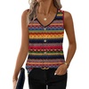 image:imageWIHOLL Womens Tank Tops Loose Casual Summer Tops Eyelet V Neck Basic Sleeveless Shirts Trendy 2026Boho Stripe