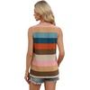 image:imageWIHOLL Womens Tank Tops Loose Casual Summer Tops Eyelet V Neck Basic Sleeveless Shirts Trendy 2026Colorful Stripe