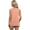 image:imageWIHOLL Womens Tank Tops Loose Casual Summer Tops Eyelet V Neck Basic Sleeveless Shirts Trendy 2026Coral