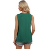 image:imageWIHOLL Womens Tank Tops Loose Casual Summer Tops Eyelet V Neck Basic Sleeveless Shirts Trendy 2026Dark Green