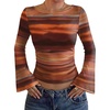 Tie Dye Brown Red