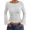 White Polka Dots