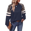 Navy Blue Leopard