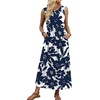 image:imageWIHOLL Summer Dresses for Women 2026 Maxi Dresses Long Flowy A Line Sleeveless Sundresses with PocketsFloral Navy