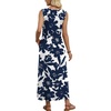 image:imageWIHOLL Summer Dresses for Women 2026 Maxi Dresses Long Flowy A Line Sleeveless Sundresses with PocketsFloral Navy