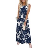 image:imageWIHOLL Summer Dresses for Women 2026 Maxi Dresses Long Flowy A Line Sleeveless Sundresses with PocketsFloral Navy