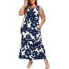 image:imageWIHOLL Summer Dresses for Women 2026 Maxi Dresses Long Flowy A Line Sleeveless Sundresses with PocketsFloral Navy