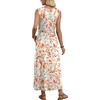 image:imageWIHOLL Summer Dresses for Women 2026 Maxi Dresses Long Flowy A Line Sleeveless Sundresses with PocketsLeafy Print