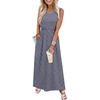 image:imageWIHOLL Summer Dresses for Women 2026 Maxi Dresses Long Flowy A Line Sleeveless Sundresses with PocketsNavy Stripes
