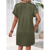 image:imageWIHOLL Summer Dresses for Women Casual Tshirt Dress Midi Dresses Fashion Beach Vacation Clothes0green