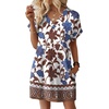 image:imageWIHOLL Summer Dresses for Women Casual Tshirt Dress Midi Dresses Fashion Beach Vacation Clothes1aloha Pattern