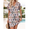 image:imageWIHOLL Summer Dresses for Women Casual Tshirt Dress Midi Dresses Fashion Beach Vacation Clothes3colorful Floral