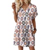 image:imageWIHOLL Summer Dresses for Women Casual Tshirt Dress Midi Dresses Fashion Beach Vacation Clothes3colorful Floral