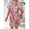 image:imageWIHOLL Summer Dresses for Women Casual Tshirt Dress Midi Dresses Fashion Beach Vacation ClothesPink Paisley