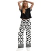 image:imageWIHOLL Two Piece Sets for Women Summer Spring Outfits Travel Cruise Resort Wear 2026 Beach Vacation Palazzo Pants SetBlack Flower