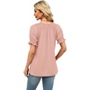 image:imageWIHOLL Womens Short Sleeve Square Neck Summer Tops Dressy Casual Blouses Trendy Clothes 2026Polka Dot