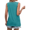 image:imageWIHOLL Womens Sleeveless Summer Crewneck Loose Fit Tank TopsBlue Green