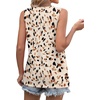 image:imageWIHOLL Womens Sleeveless Summer Crewneck Loose Fit Tank TopsGraphic Apricot