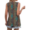 image:imageWIHOLL Womens Sleeveless Summer Crewneck Loose Fit Tank TopsGraphic Bohemia