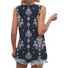 image:imageWIHOLL Womens Sleeveless Summer Crewneck Loose Fit Tank TopsGraphic Boho Navy