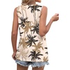 image:imageWIHOLL Womens Sleeveless Summer Crewneck Loose Fit Tank TopsGraphic Palm Tree