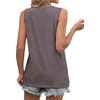 image:imageWIHOLL Womens Sleeveless Summer Crewneck Loose Fit Tank TopsGrey Purple
